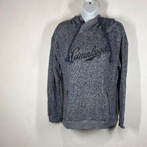 Techstyles Leinenkugels blue hooded sweatshirt size large